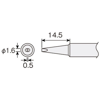 温調式ハンダゴテ HS-26用ビット ホーザン