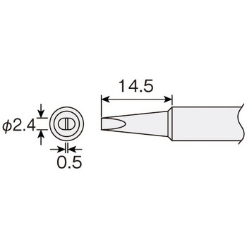 温調式ハンダゴテ HS-26用ビット ホーザン