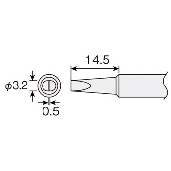 温調式ハンダゴテ HS-26用ビット ホーザン