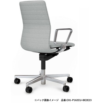 オフィスチェア ファブレ ポリッシュ脚 ストライプタイプ 肘付き(配送・組立サービス付き) コクヨ