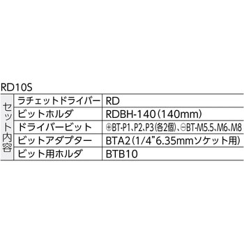 ラチェットドライバーセット TONE トネ (前田金属工業)