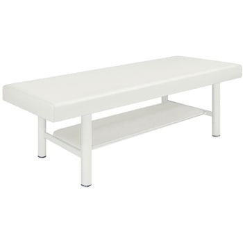 診察台 ビニルレザー白 TB-908-5 60X180X55CM 高田ベッド製作所