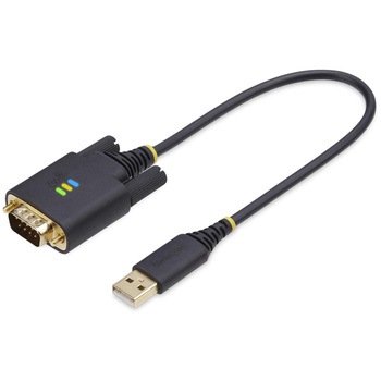 USB - RS232Cシリアル変換ケーブル/ストレート/30cm/1ポート D-Sub 9 ピン/オス・オス/FTDI FT232R/COM番号保持機能/ESD保護/各種OS対応/DB9コンバーター StarTech.com