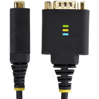 USB - RS232Cシリアル変換ケーブル/ストレート/30cm/1ポート D-Sub 9 ピン/オス・オス/FTDI FT232R/COM番号保持機能/ESD保護/各種OS対応/DB9コンバーター StarTech.com