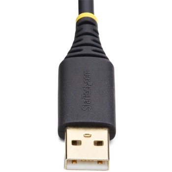 USB - RS232Cシリアル変換ケーブル/ストレート/30cm/1ポート D-Sub 9 ピン/オス・オス/FTDI FT232R/COM番号保持機能/ESD保護/各種OS対応/DB9コンバーター StarTech.com