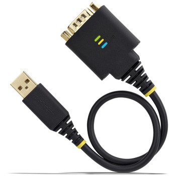 USB - RS232Cシリアル変換ケーブル/ストレート/30cm/1ポート D-Sub 9 ピン/オス・オス/FTDI FT232R/COM番号保持機能/ESD保護/各種OS対応/DB9コンバーター StarTech.com