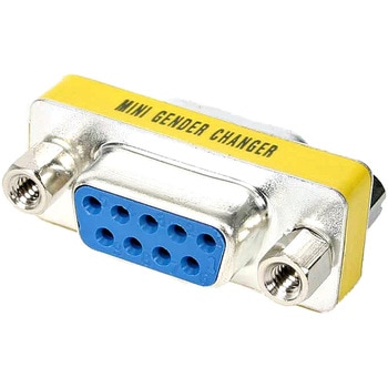 D-Sub9ピンコネクター/メス-メス/RS232Cシリアルポート 中継 アダプター/小型 DB9 ジェンダーチェンジャー StarTech.com