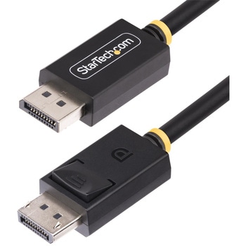 DisplayPort 2.1ケーブル/3m/8K60Hz 4K144Hz/40Gbps/VESA認証品/UHBR10 HDR HDCP2.2 HBR3/オス・オス/ブラック/モニターケーブル StarTech.com