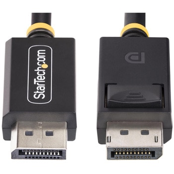 DisplayPort 2.1ケーブル/1m/16K/8K60Hz 4K240Hz/80Gbps/VESA認証品/UHBR20 HDR HDCP2.2 DSC 1.2a/オス-オス/ブラック/モニターケーブル StarTech.com