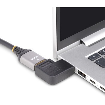 HDMI 2.0アダプター/L型右向き/オス-メス/4K60Hz/High Speed HDMI/HDR10/7.1ch 32chオーディオ/L字型 方向変換 コネクター StarTech.com