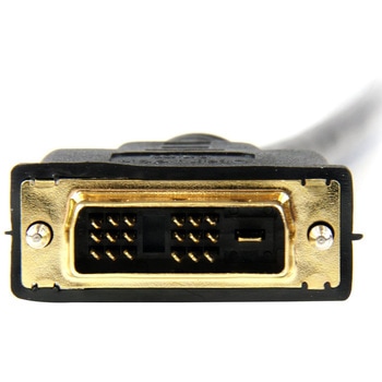 HDMI - DVI-D変換ケーブル/5m/オス-オス/ブラック/モニター アダプター コード/ディスプレイ コンバーター StarTech.com