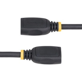 HDMI 2.0延長ケーブル/50cm/4K60Hz/High Speed HDMI/オス-メス/ブラック/ポート保護 モニターケーブル - StarTech.com