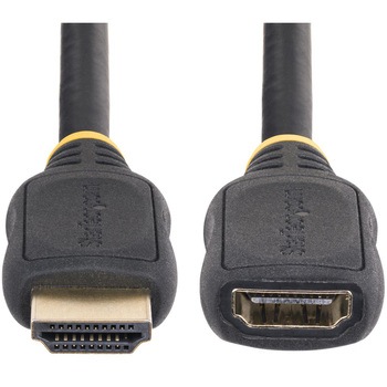 HDMI 2.0延長ケーブル/50cm/4K60Hz/High Speed HDMI/オス-メス/ブラック/ポート保護 モニターケーブル - StarTech.com