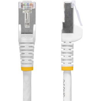 CAT8 LANケーブル/1m/ホワイト/25G/40G 2000MHz/100W PoE++/S/FTP/スナッグレス/低煙ゼロハロゲン/フルーク試験済/カテゴリ8 イーサネットケーブル StarTech.com