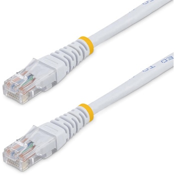 CAT5e LANケーブル/15m/ホワイト/ツメ折れ防止/カテゴリ5e RJ45 ギガビット イーサネットケーブル StarTech.com