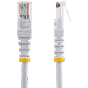 CAT5e LANケーブル/15m/ホワイト/ツメ折れ防止/カテゴリ5e RJ45 ギガビット イーサネットケーブル StarTech.com