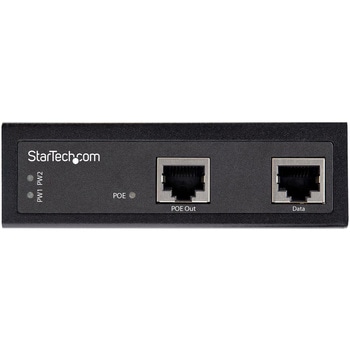 PoEインジェクター/高出力/90W PoE++給電 802.3bt準拠/52V-56V DC対応/IP30準拠/-40～+75度/最大100m伝送距離/Ultra PoE to DCアダプター StarTech.com