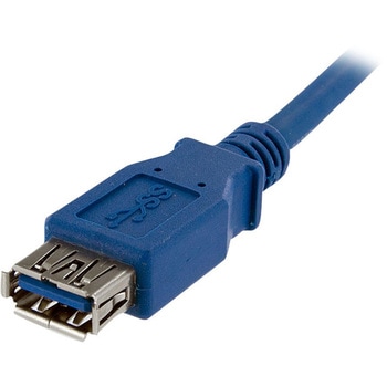 USB 3.0 延長ケーブル/1m/ブルー/SuperSpeed 5Gbps/Type-A to Type-A/オス-メス/データ転送・同期用 - StarTech.com