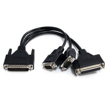 RS232C シリアルインターフェースカード/PCI Express x1/2x DB9 + 1x パラレル/16C450/16C550 UART/標準&ロープロファイル/Windows Linux/PCIe DB9 変換アダプター StarTech.com