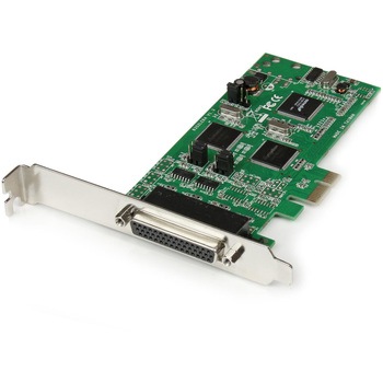 シリアルアダプターカード/PCIe x1/4ポート増設/2x RS232 + 2x RS422/RS485/標準&ロープロファイル/ブレイクアウトケーブル付 StarTech.com