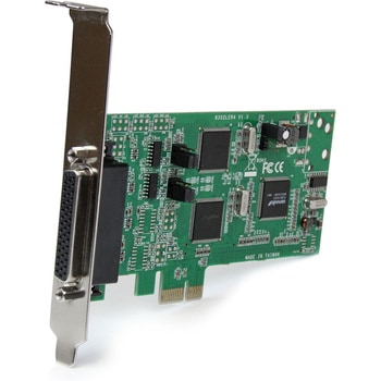 シリアルアダプターカード/PCIe x1/4ポート増設/2x RS232 + 2x RS422/RS485/標準&ロープロファイル/ブレイクアウトケーブル付 StarTech.com