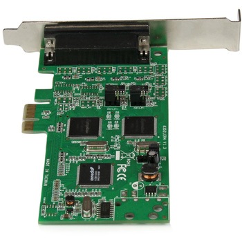 シリアルアダプターカード/PCIe x1/4ポート増設/2x RS232 + 2x RS422/RS485/標準&ロープロファイル/ブレイクアウトケーブル付 StarTech.com
