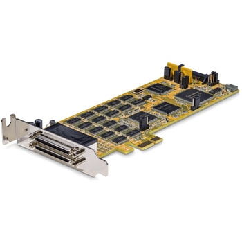 RS232C シリアルインターフェースカード/PCI Express x1/16ポート RS232C/16C1050 UART/標準&ロープロファイル/PCIe DB9 変換アダプター/Windowsのみ StarTech.com