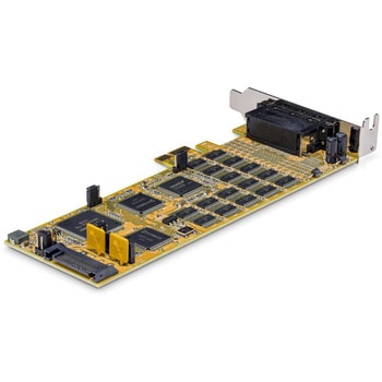 RS232C シリアルインターフェースカード/PCI Express x1/16ポート RS232C/16C1050 UART/標準&ロープロファイル/PCIe DB9 変換アダプター/Windowsのみ StarTech.com