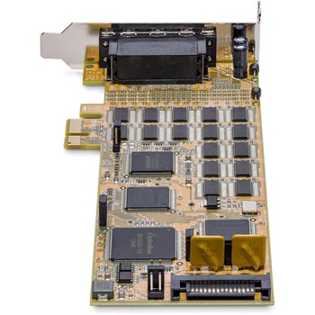 RS232C シリアルインターフェースカード/PCI Express x1/16ポート RS232C/16C1050 UART/標準&ロープロファイル/PCIe DB9 変換アダプター/Windowsのみ StarTech.com