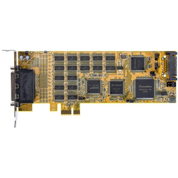 RS232C シリアルインターフェースカード/PCI Express x1/16ポート RS232C/16C1050 UART/標準&ロープロファイル/PCIe DB9 変換アダプター/Windowsのみ StarTech.com