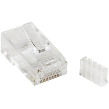 RJ45モジュラープラグ/50個入り/CAT6対応/LANケーブル終端用/ソリッドワイヤー(単線)対応 StarTech.com