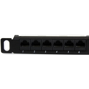 パッチパネル/24ポート/CAT5e対応/0.5Uラックマウント/RJ45イーサネット/110型パンチダウン工具対応/ANSI/TIA-568-C.2準拠 StarTech.com