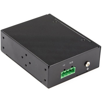 光メディアコンバータ/産業用/60W PoE+給電/ギガビット対応/SFP to RJ45/シングルモード・マルチモード/IP30準拠/-40～+75度/最大100m伝送距離/コンパクトサイズ StarTech.com