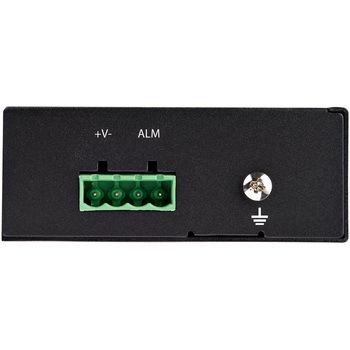 光メディアコンバータ/産業用/60W PoE+給電/ギガビット対応/SFP to RJ45/シングルモード・マルチモード/IP30準拠/-40～+75度/最大100m伝送距離/コンパクトサイズ StarTech.com