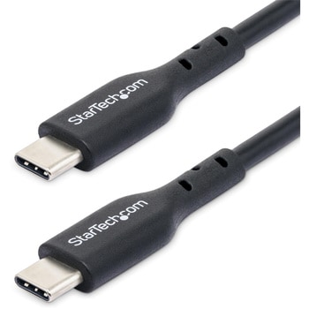 USB-Cケーブル/2m/USB 2.0/Type-C to Type-C/60W 3A PD/オス・オス/ブラック/高速充電 データ転送 - StarTech.com