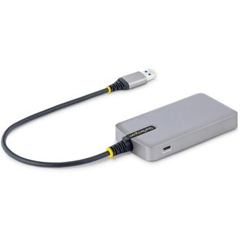 USBハブ/USB Type-A 接続/4ポート/4x USB-A/USB 3.2 Gen 1 5Gbps/バスパワー/1x Micro USB補助電源ポート/30cm長尺ケーブル/高速転送 軽量モデル StarTech.com