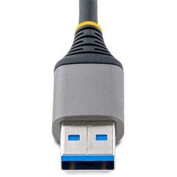 USBハブ/USB Type-A 接続/4ポート/4x USB-A/USB 3.2 Gen 1 5Gbps/バスパワー/1x Micro USB補助電源ポート/30cm長尺ケーブル/高速転送 軽量モデル StarTech.com