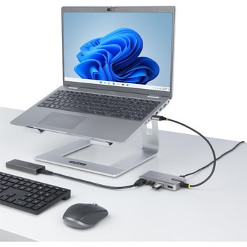 USBハブ/USB Type-A 接続/4ポート/4x USB-A/USB 3.2 Gen 1 5Gbps/バスパワー/1x Micro USB補助電源ポート/30cm長尺ケーブル/高速転送 軽量モデル StarTech.com
