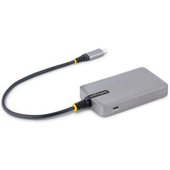 USB-Cハブ/3ポート/3x USB-A/USB 3.2 Gen 1 5Gbps/バスパワー/有線LAN/1x Micro USB補助電源ポート/30cm長尺ケーブル/高速転送 軽量モデル StarTech.com