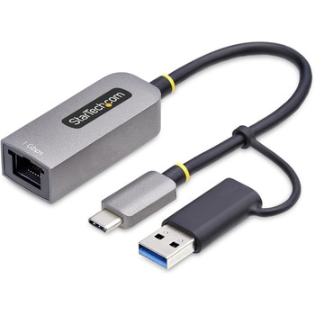 USB有線LANアダプター/USB-C&A接続/USB 3.0/10/100/1000Mbps/Thunderbolt互換/各種OS/ギガビットイーサネット ネットワークアダプター StarTech.com