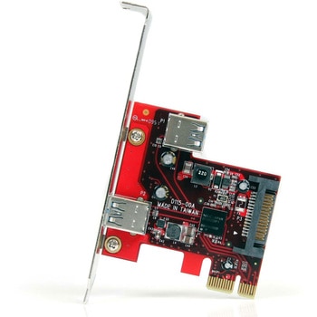 PCI Express拡張カード/PCIe 2.0 x1/2ポートUSB-A 3.2 Gen 1 5Gbps/外1口+内1口/Type-A増設 インターフェース アダプター 拡張ボード/Windowsのみ StarTech.com