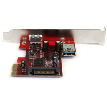 PCI Express拡張カード/PCIe 2.0 x1/2ポートUSB-A 3.2 Gen 1 5Gbps/外1口+内1口/Type-A増設 インターフェース アダプター 拡張ボード/Windowsのみ StarTech.com