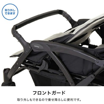 4人乗り ベビーカー 専用レインカバー付き カトージ