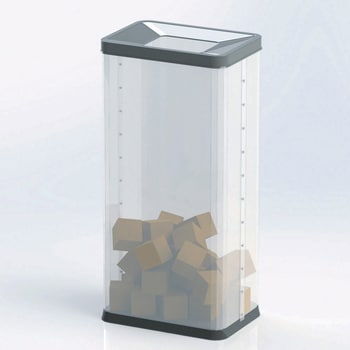 中身の見えるゴミ箱 ぶんぶく スイング式ゴミ箱 【通販モノタロウ】