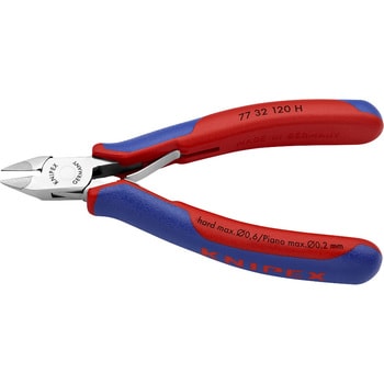 KNIPEX（クニペックス）7732-120H 超硬刃エレクトロニクスニッパー-