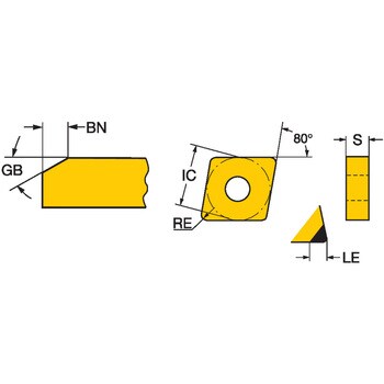 CNGA120416S01030A 7015 チップ CNGA-A 1箱(5個) サンドビック 【通販