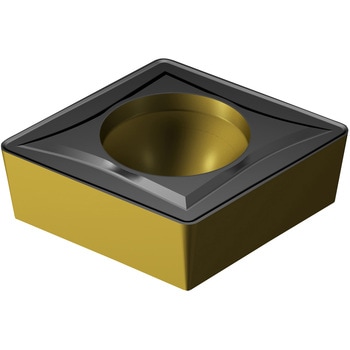旋削用ポジ・チップ CoroTurn 107 CC□□型-06(ひし形80°)R0.4 推奨材種P(鋼) サンドビック
