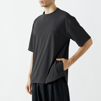 汗染み軽減オーバーサイズ5分袖Tシャツ(ミディアムウエイト) おたふく手袋