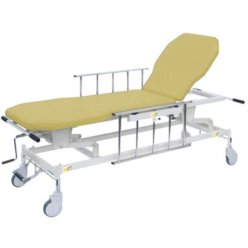 手動GSストレッチャー D型 ビニルレザーアイボリー TB-1521 60X48-86CM 高田ベッド製作所