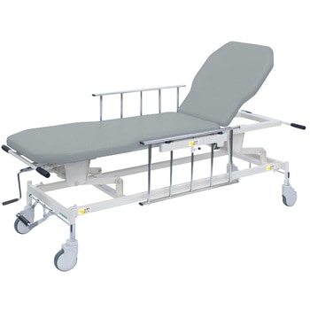手動GSストレッチャー D型 ビニルレザーグレー TB-1521 65X48-86CM 高田ベッド製作所